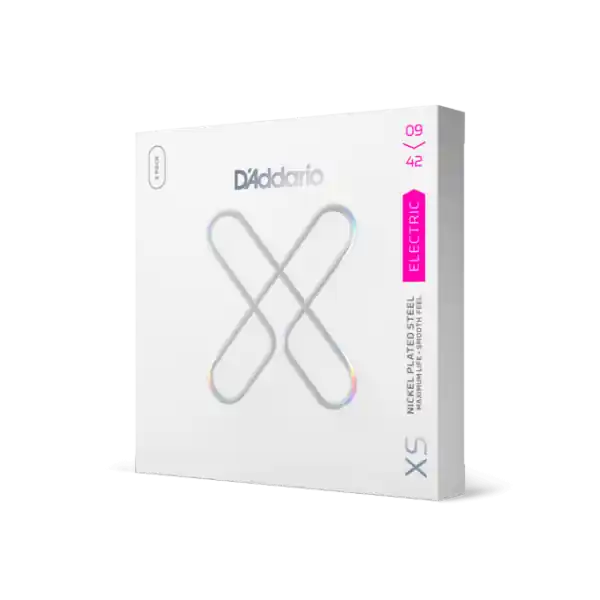 D'addario D'Addario XS Nickel Coated Electric Guitar Strings, 09-42 Super Light, 3-Pack - snarenset Beperkt Aanbod