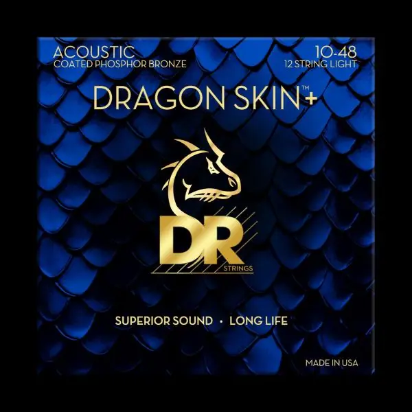 Aanbieding Dr DRAGON SKIN+ Core Technology Coated Wrap Phosphore Bronze - 12-snarige set