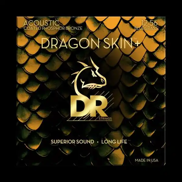 Dr DRAGON SKIN+ Core Technology Coated Wrap Posphore Bronze Bluegrass 12-56 - snarenset Direct Verzonden