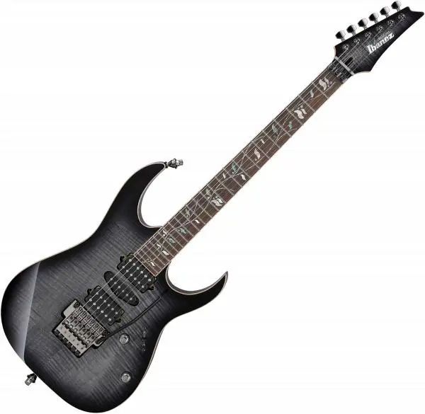 Snelle Levering Ibanez RG8570 BRE J.Custom Japan - black rutile