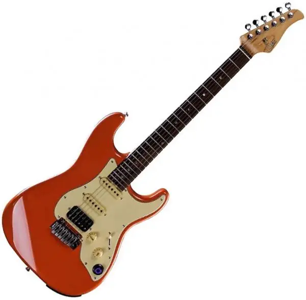 Mooer GTRS Professional P800 Intelligent Guitar - fiesta red Exclusieve Aanbieding