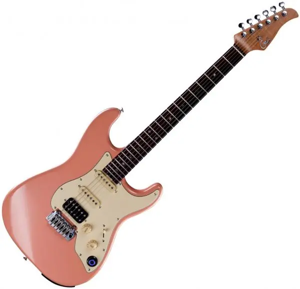 Bestel Nu Mooer GTRS Professional P800 Intelligent Guitar - flamingo pink