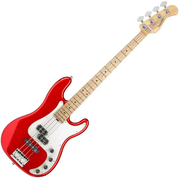 Sadowsky Metroline 21-Fret Hybrid P/J Bass Ash 4-string (Germany, MN) - solid candy apple red Finale Uitverkoop