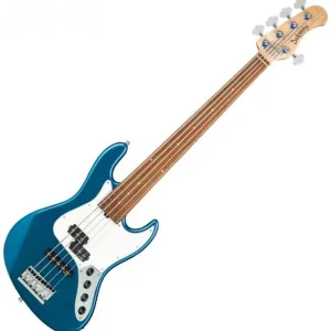 Sadowsky Metroline 21-Fret Vintage P/J Bass Alder 5 (Germany, MOR) - dark lake placid blue metallic Weekendaanbieding