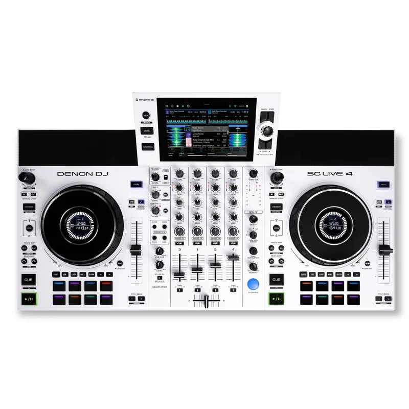 Denon Stand alone DJ controller - SC LIVE 4 White XEU Nieuw