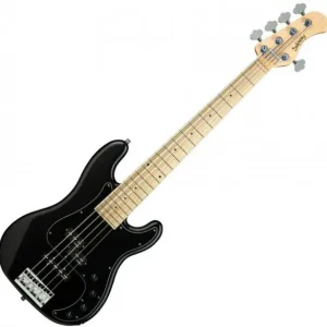 Populair Sadowsky Metroline Hybrid P/J Bass Ash 21-Fret 5-String (Germany, MN) - solid black satin