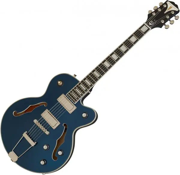 Betaalbaar Epiphone Uptown Kat ES - sapphire blue metallic
