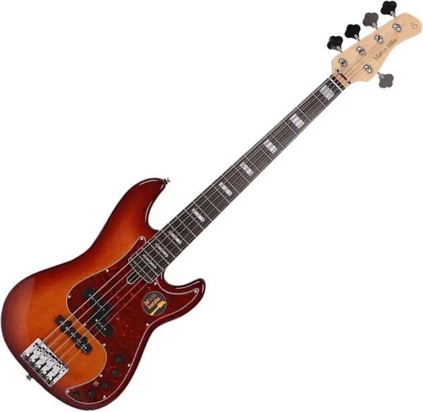 Sire Marcus Miller 7 Alder 5ST 5-String (2nd Gen) - tobacco sunburst Gratis Verzending