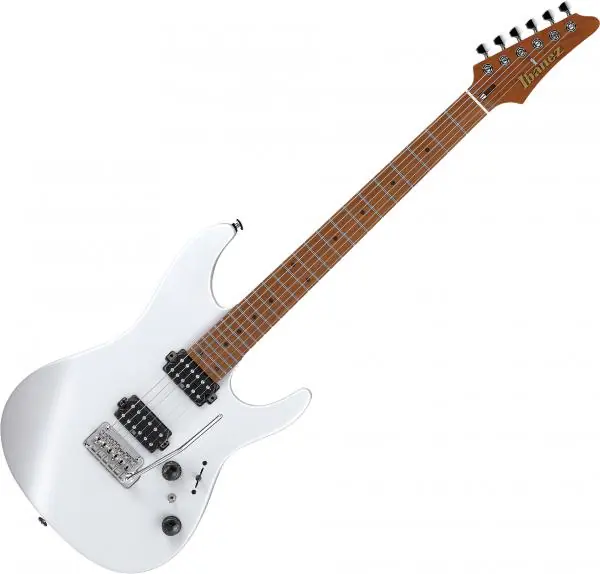 Ibanez AZ2402 PWF Prestige Japan - pearl white flat Voordeelprijs