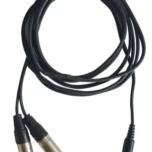 Hilec CL-32/3 1x mannelijke Stereo mini Jack 3.5 / 2x mannelijke XLR kabel 3m Veilige Betaling