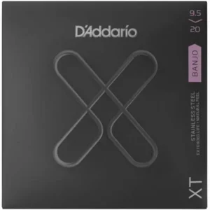 D'addario XTJ09520 5-String Banjo Stainless Steel 9.5-20 - snarenset Superprijs