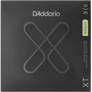 D'addario XTJ1020 5-String Banjo Stainless Steel 10-20 - snarenset Hoge Kwaliteit