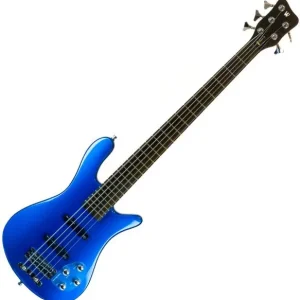 Tijdelijk Beschikbaar Warwick Rockbass Streamer LX 5 String +Bag - blue metallic