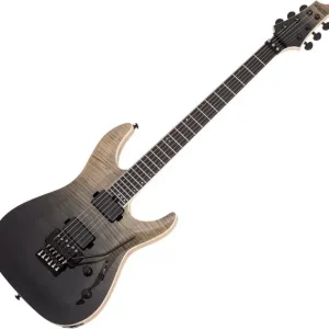 Schecter C-1 FR SLS Elite - black fade burst Premium