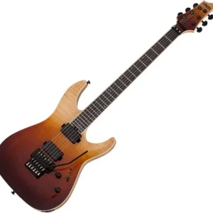 Schecter C-1 FR SLS Elite - antique fade burst Dagaanbieding