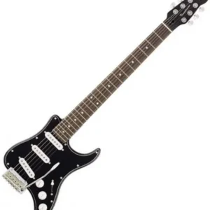 Traveler guitar Travelcaster Deluxe +Bag - black Superprijs