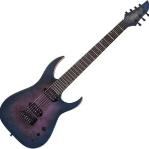 Favoriet Schecter Keith Merrow KM-7 MK-III Artist - blue crimson