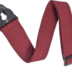 Goedkoop D'addario SPL201 Lock Woven Polypropylene Guitar Strap - Red