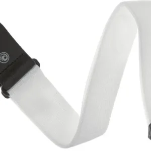 Gratis Retour D'addario S108 Woven Polypropylene Guitar Strap - White