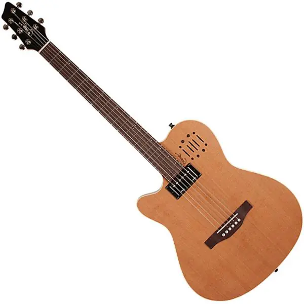 Godin A6 Ultra Gaucher +bag - natural Seizoensaanbieding