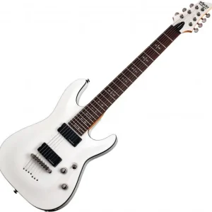 Exclusieve Aanbieding Schecter Demon-7 - vintage white