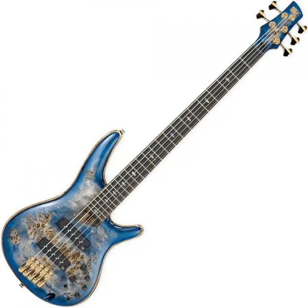 Ibanez Premium SR2605E CBB 5-String - cerulean blue burst Gratis Retour
