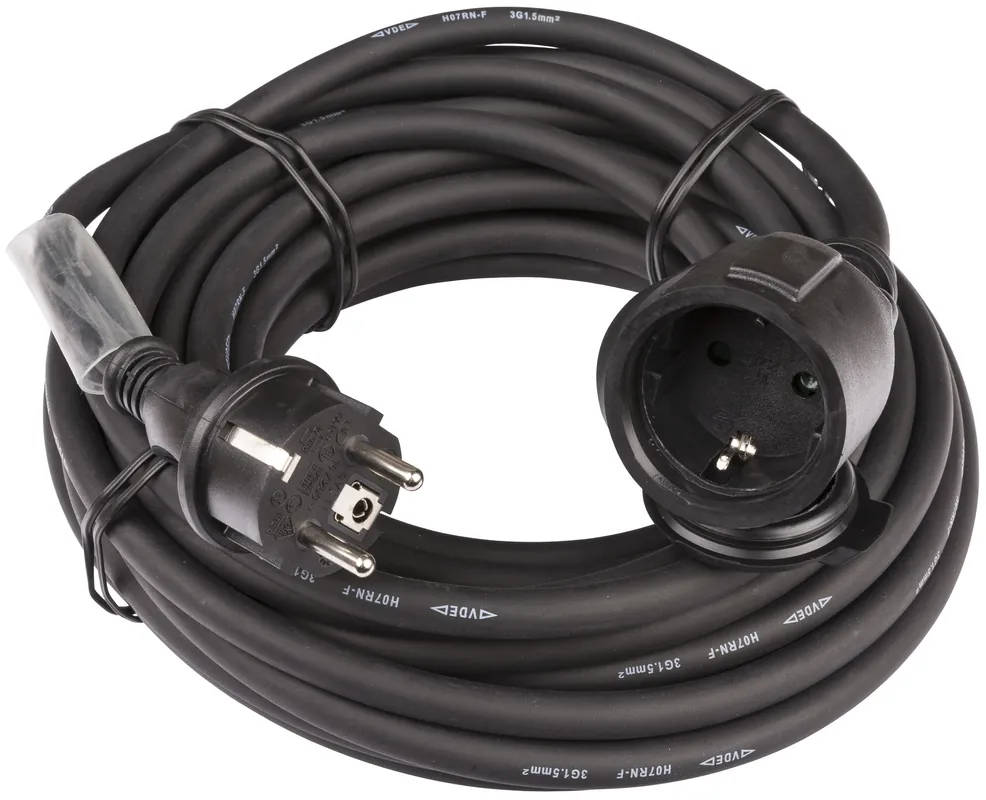 Shop Nu Hilec POWERCABLE-3G1,5-10M-G Stroomverlengkabel