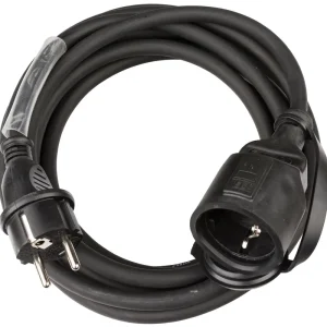 Gratis Retour Hilec POWERCABLE-3G1,5-5M-G Stroomverlengkabel