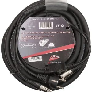 Uitverkoop Hilec AUDIO COMBI CABLE SCHUKO/XLR-20M