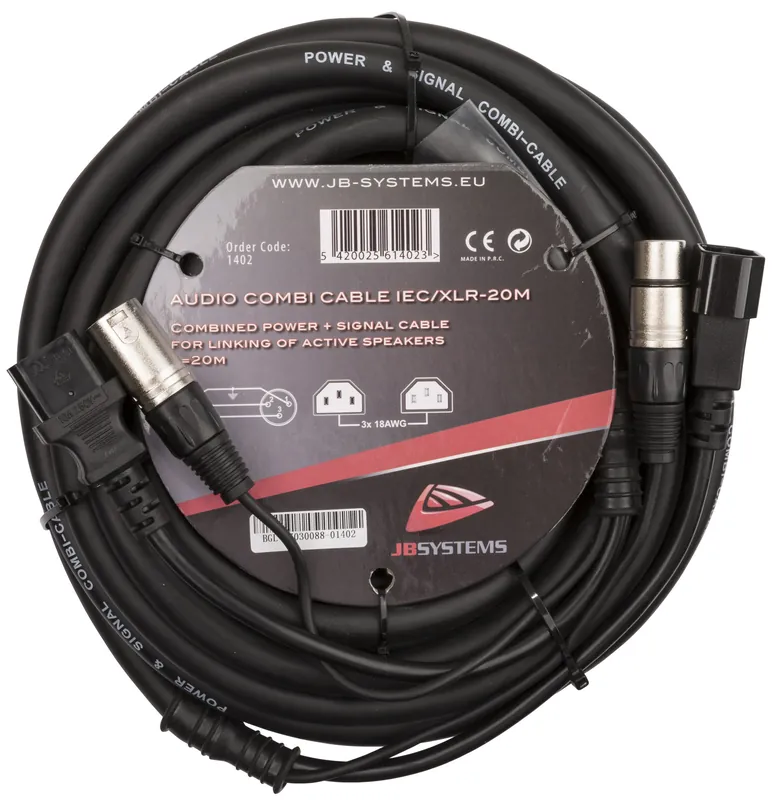 Hilec AUDIO COMBI CABLE IEC/XLR-20M Bestel Nu