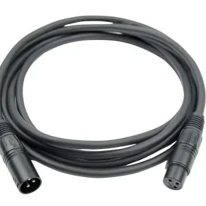 Hilec CDMX-0.6 DMX kabel XLR 3pin mannelijk / XLR 3pin vrouwelijk 0.6m Favoriet