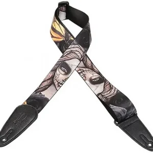 Seizoensaanbieding Levy's Scenic Sublimation Guitar Strap MPDS2-BR