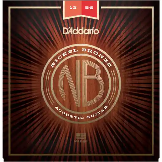 Gratis Retour D'addario NB1356 Acoustic Nickel Bronze Set 13-56