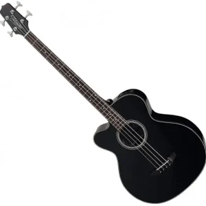 Goedkoop Takamine GB30CELH-BLK (Gaucher) - black gloss