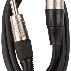 Hilec SJXM-1M5 Symmetrische signaalkabel Stereo Jack/XLR mannelijk 1,5m Rechtstreeks Van De Fabrikant