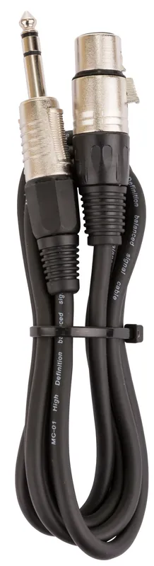 Premium Hilec SJXF-1M5 Symmetrische signaalkabel Stereo Jack/XLR vrouwelijk 1,5m