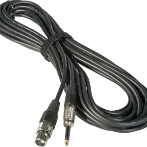 Direct Beschikbaar Hilec 7-0060 Assembled cable signal 3pin XLRf + mono Jack 5m