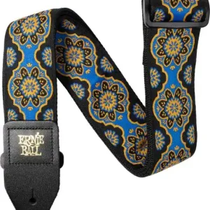 Populair Ernie ball Sangle Jacquard Kaleidoscope Blue