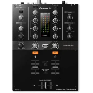 Pioneer DJ DJM-250MK2 2-kanaals dj-mixer met onafhankelijke kanaalfilter Rechtstreeks Van De Fabrikant