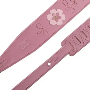 Levy's In Bloom - 6,35 cm premium leather with hand-riveted flowers - Primrose Pink Flitsaanbieding