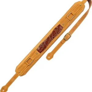 Levy's Apex - Crazy horse leather, alligator design, 7,6 cm - Tan Nieuw