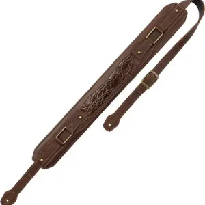 Levy's Apex - Crazy horse leather, alligator design, 7,6 cm - Brown Alleen Vandaag