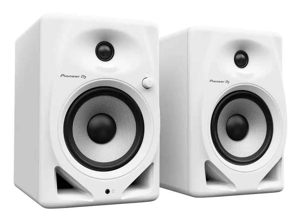 Laatste Versie Pioneer DJ DM-50D desktopmonitorsysteem wit