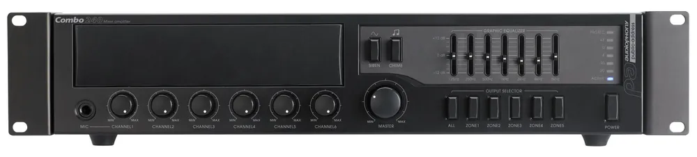 Aanbieding Audiophony COMBO240 Multizone mengpaneel / versterker 240W