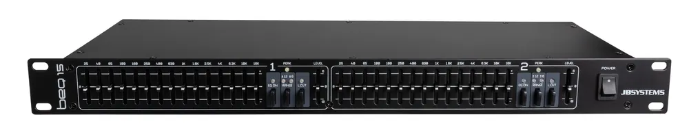 JB Systems BEQ-15 2x 15-bands stereo equalizer Laatste Versie