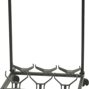 Alleen Vandaag Quiklok Stand for 3 guitars with casters - black