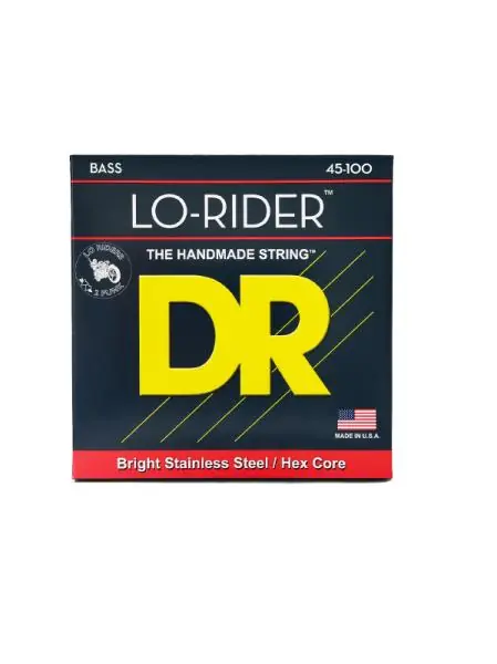 Dr LO-RIDER Stainless Steel 45-100 - set van 4 snaren Voordeelprijs