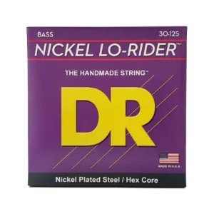 Dr LO-RIDER Nickel Plated Steel 30-125 - snarenset Laatste Versie