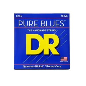 Dr Pure Blues Quantum Nickel 45-125 - 5-snarige set Favoriet