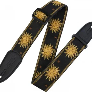 Levy's Sangle Polyester et Cuir MPJG-SUN black Favoriet